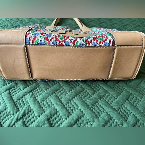 Tory Burch Tan Tote Bag with Structured Design - Picture 2 of 8